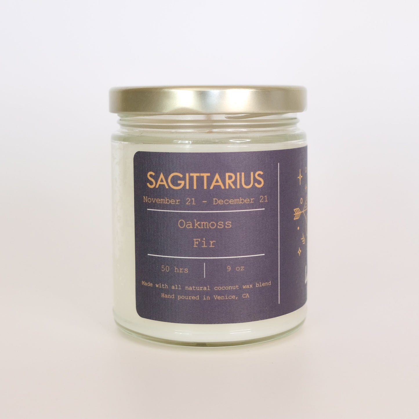 Sagittarius, Zodiac Candle