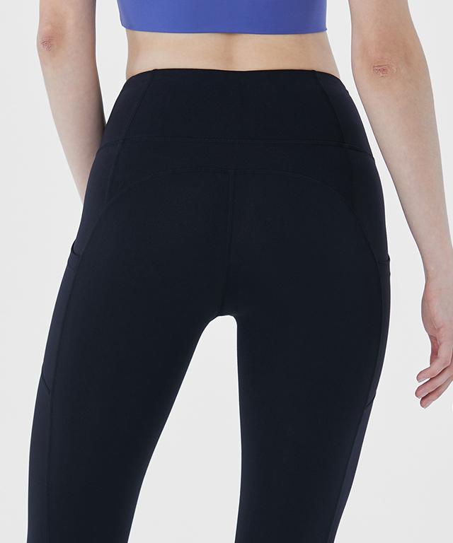 Mid-Rise Energy Crop Leggings with Pockets. (available in 5 colors)