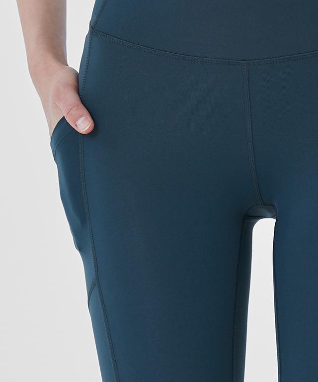 Mid-Rise Energy Crop Leggings with Pockets. (available in 5 colors)